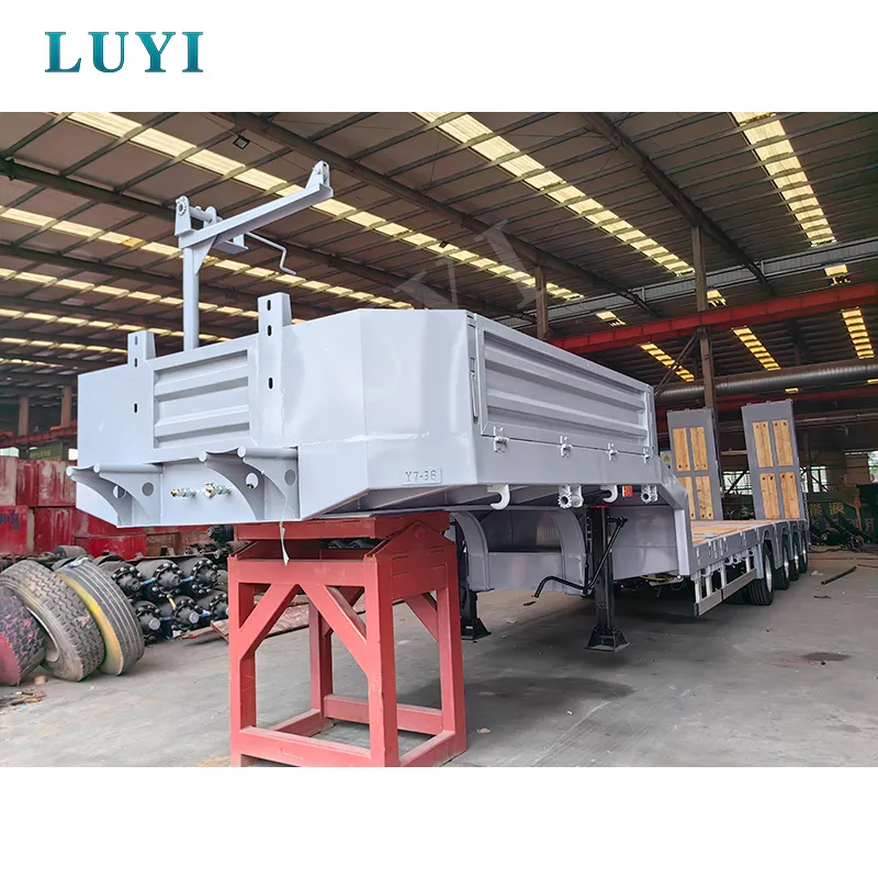 16‑meter 4‑axle extensible low‑bed semi‑trailer