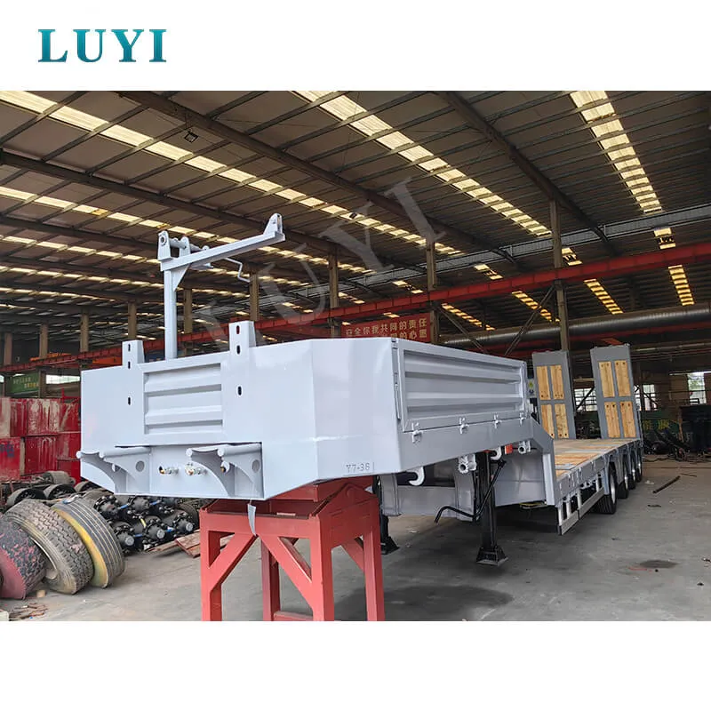16‑meter 4‑axle extensible low‑bed semi‑trailer