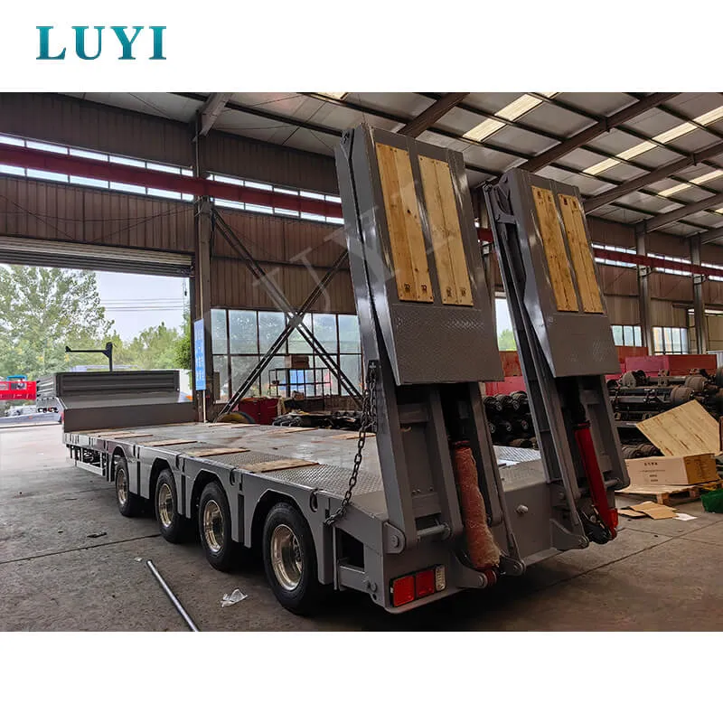 16‑meter 4‑axle extensible low‑bed semi‑trailer