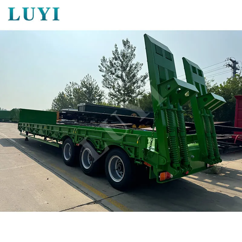LUYI AUTO 3‑axle low‑bed semi‑trailer