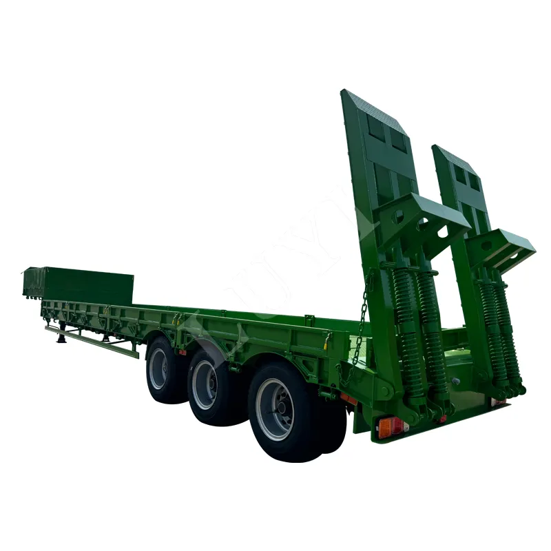 3‑axle low‑bed semi‑trailer