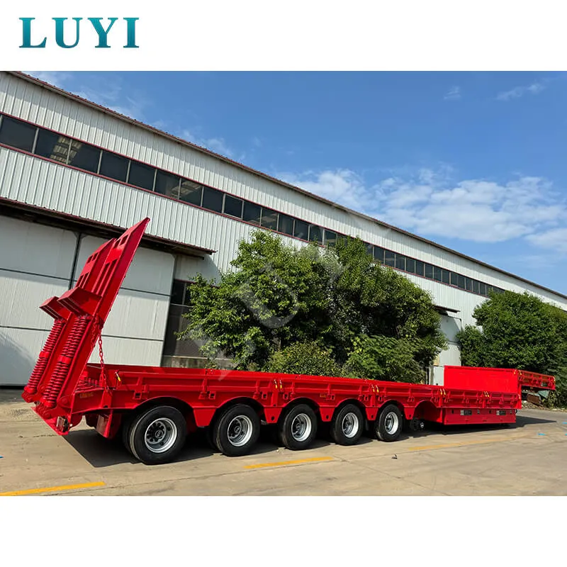 6‑axle low‑bed semi‑trailer