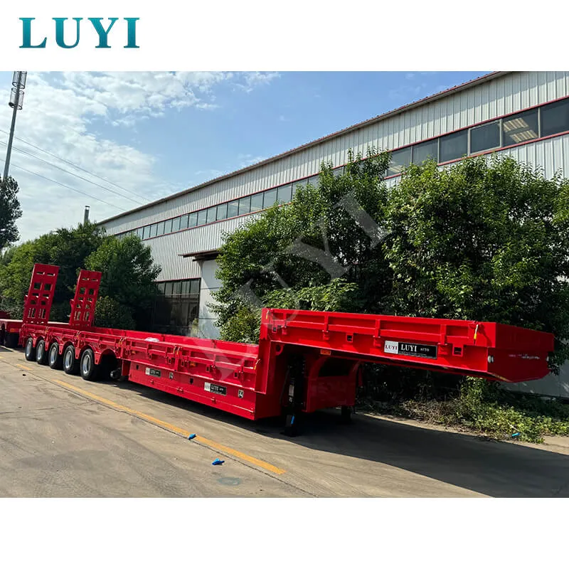 6‑axle low‑bed semi‑trailer