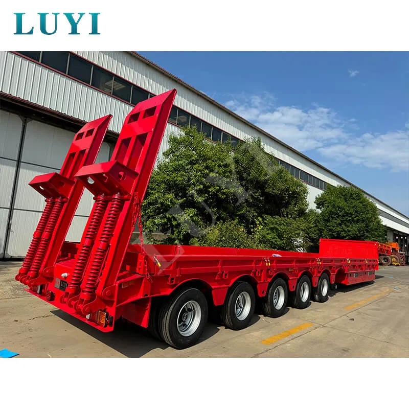 6‑axle low‑bed semi‑trailer