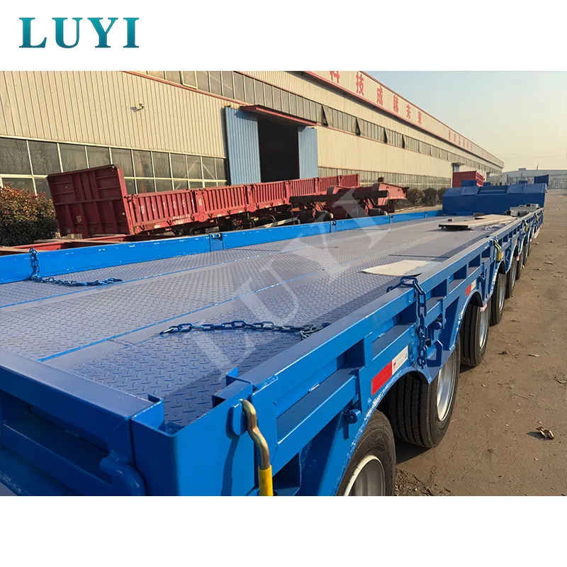 8‑axle low‑bed semi‑trailer