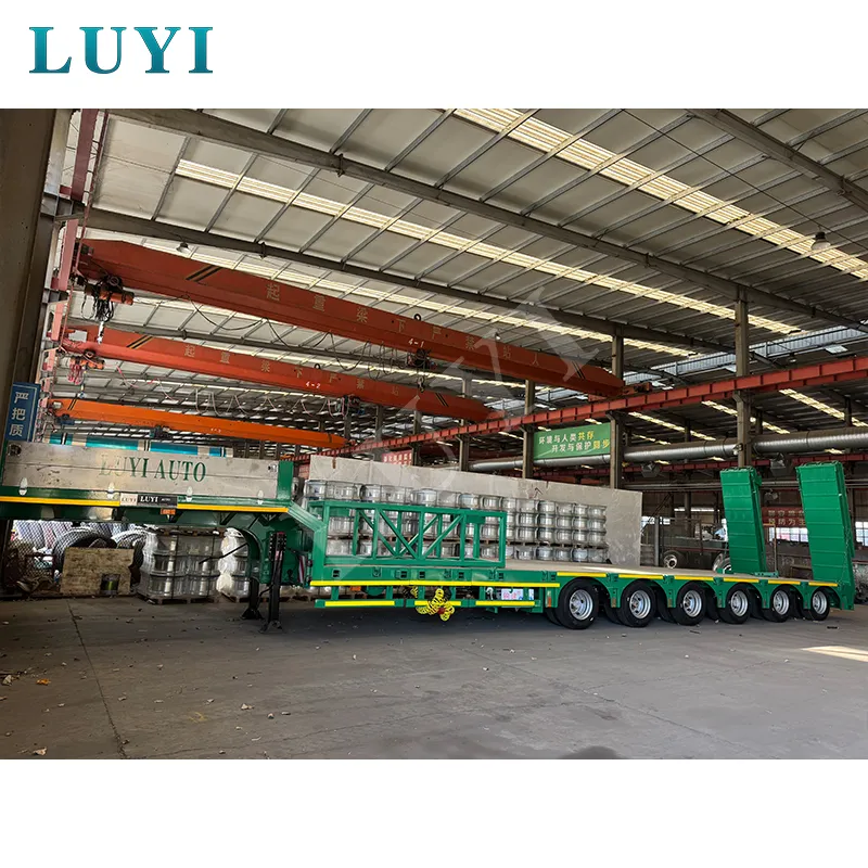 6‑axle low‑bed semi‑trailer