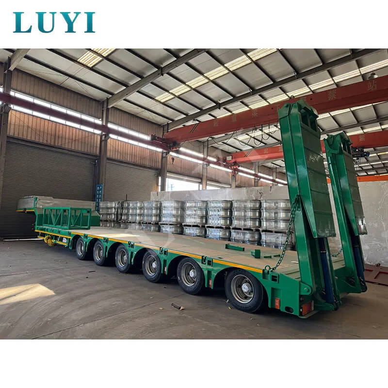 6‑axle low‑bed semi‑trailer