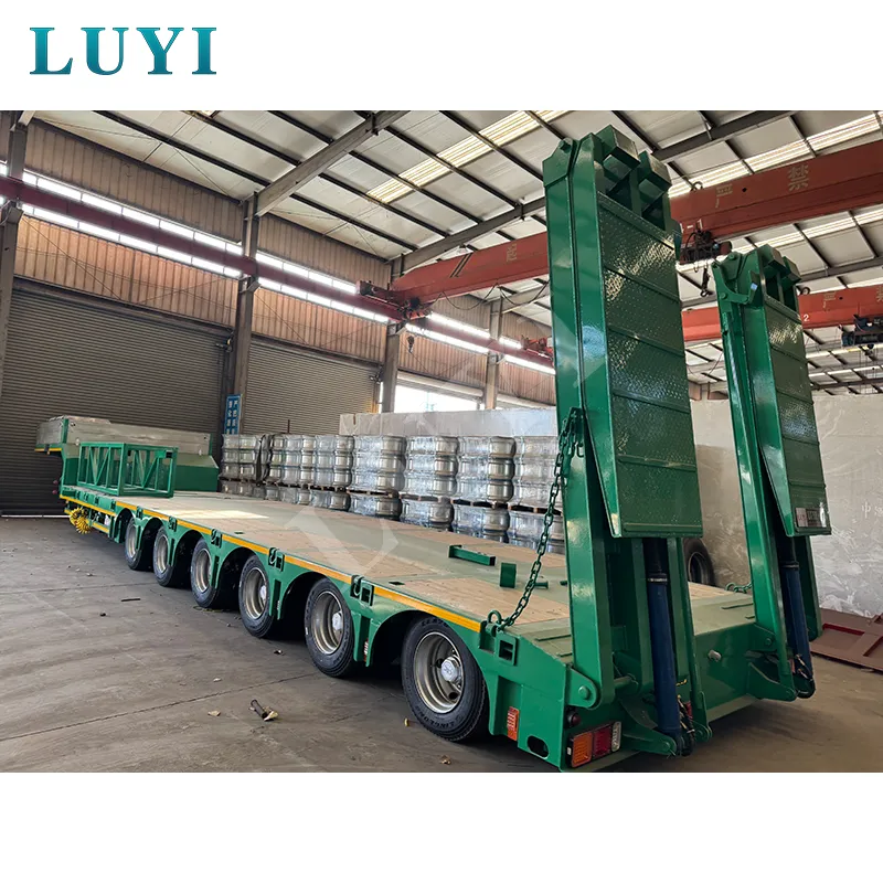 6‑axle low‑bed semi‑trailer