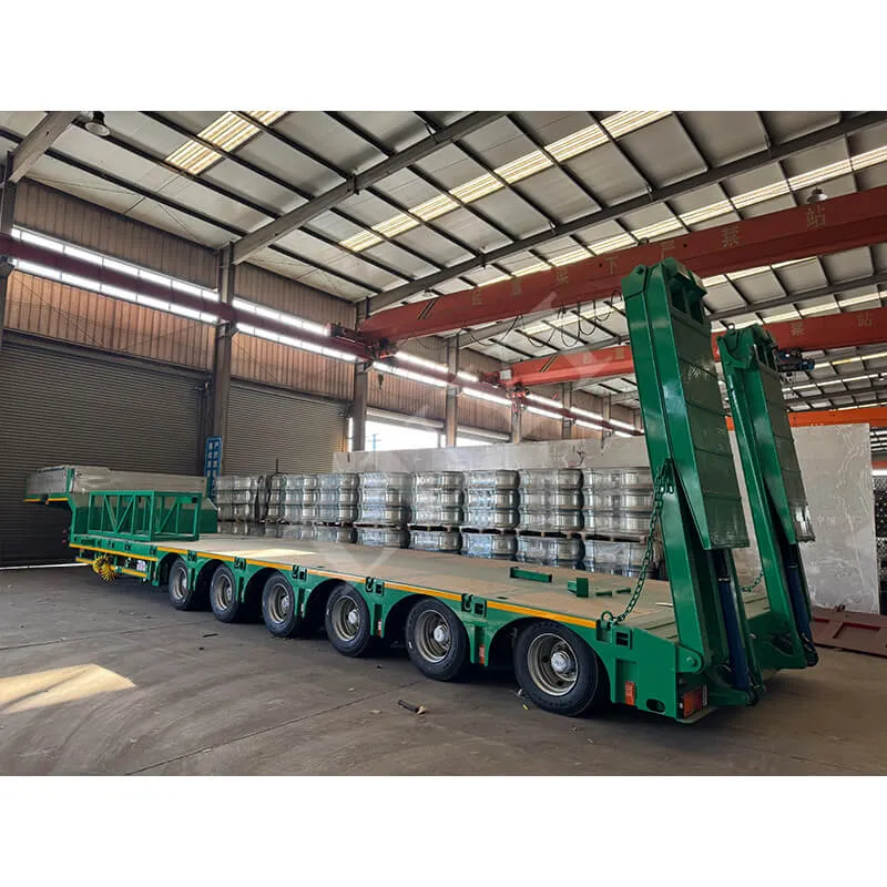 6‑axle low‑bed semi‑trailer