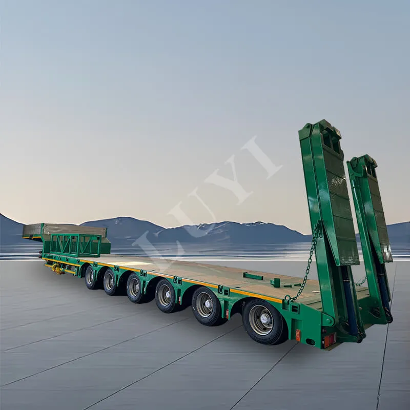 6‑axle low‑bed semi‑trailer