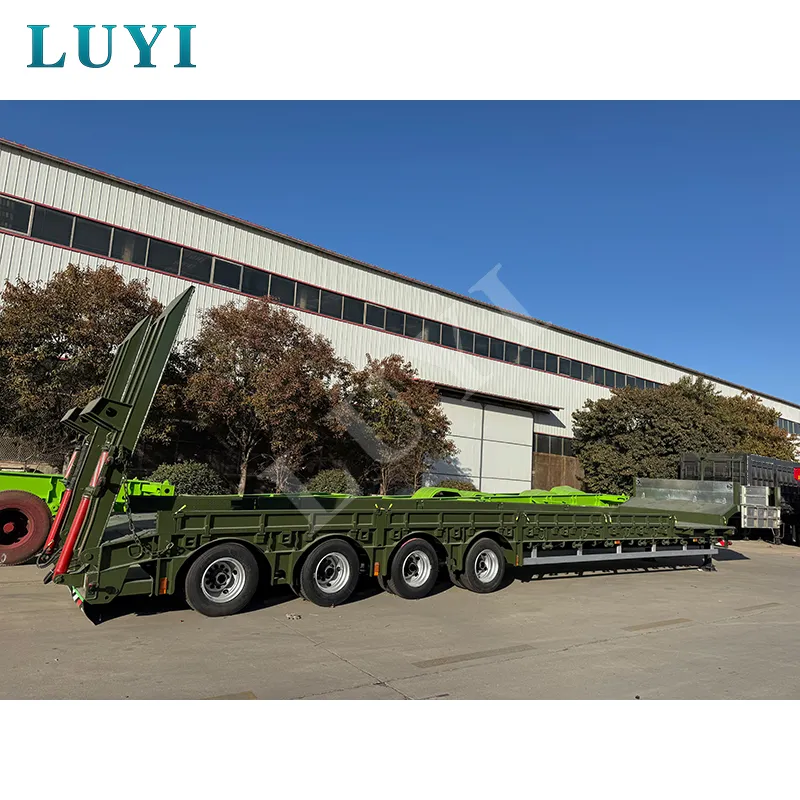 4‑axle low‑bed semi‑trailer