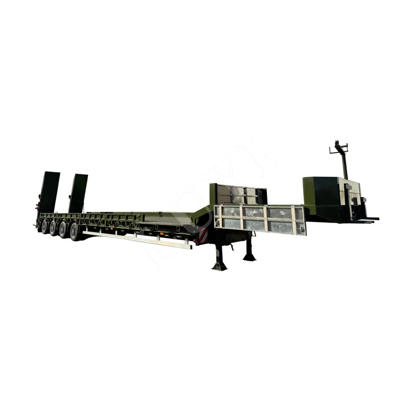 4‑axle low‑bed semi‑trailer