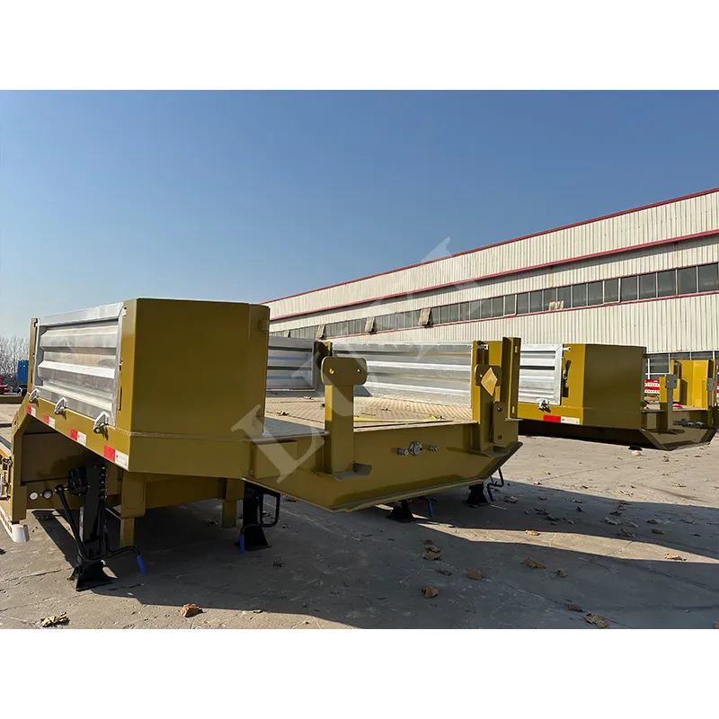 16‑meter extendable 80‑ton low‑bed semi‑trailer