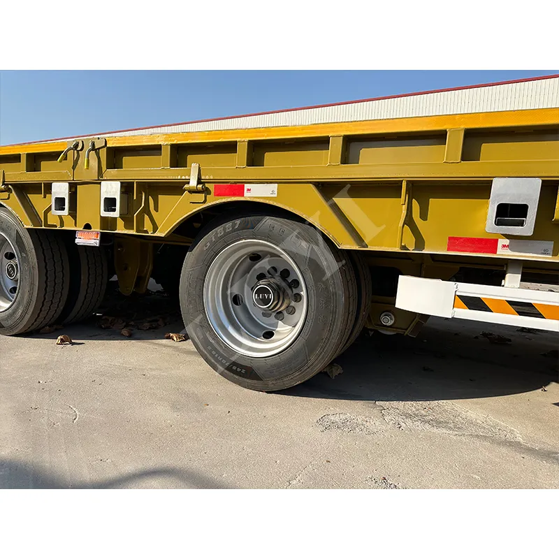 16‑meter extendable 80‑ton low‑bed semi‑trailer