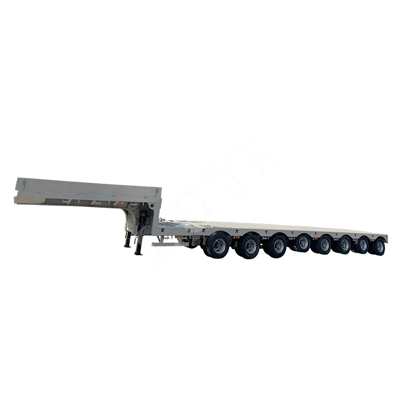 80‑ton 17‑meter 8‑axle low‑bed semi‑trailer