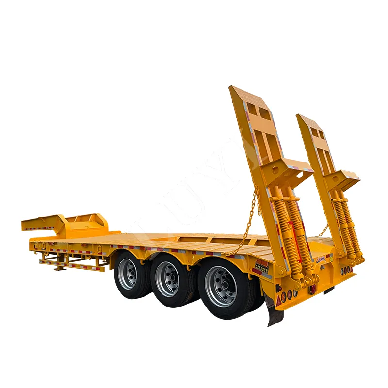 3‑axle low‑bed semi‑trailer