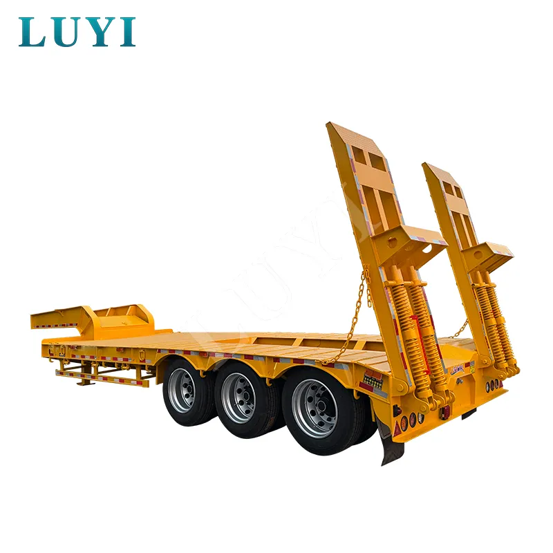 3‑axle low‑bed semi‑trailer