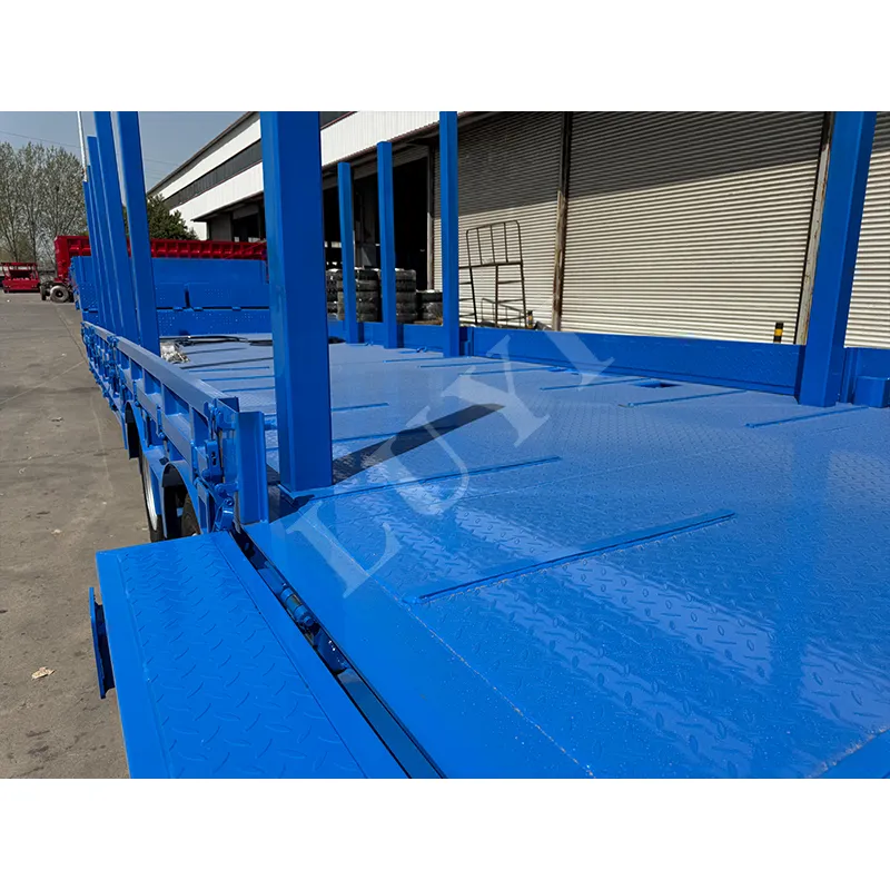 gooseneck low‑bed semi‑trailer