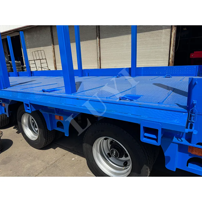 gooseneck low‑bed semi‑trailer