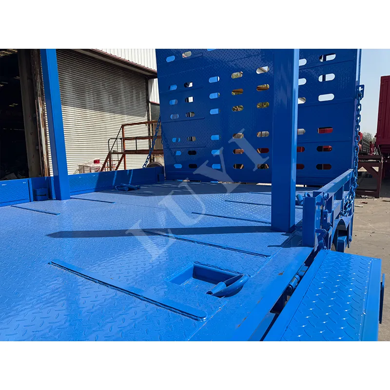 gooseneck low‑bed semi‑trailer