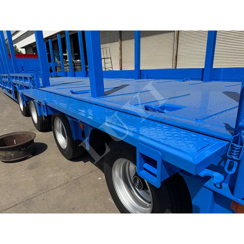 gooseneck low‑bed semi‑trailer