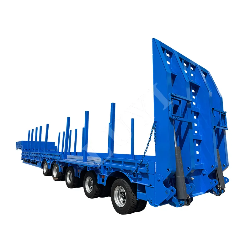 gooseneck low‑bed semi‑trailer