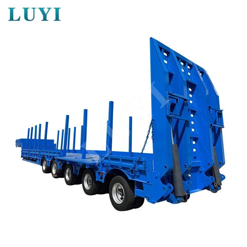 gooseneck low‑bed semi‑trailer