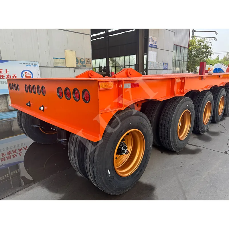 5‑axle gooseneck detachable low‑bed semi‑trailer