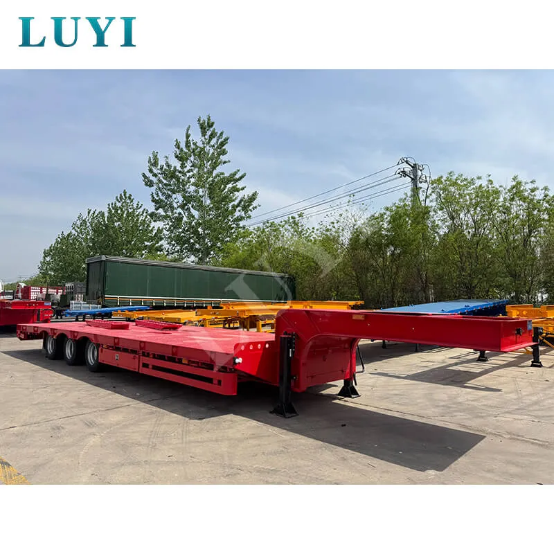 3‑axle 11m low‑bed semi‑trailer with 30‑60 tons load capacity