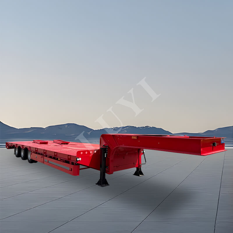 3‑axle 11m low‑bed semi‑trailer with 30‑60 tons load capacity