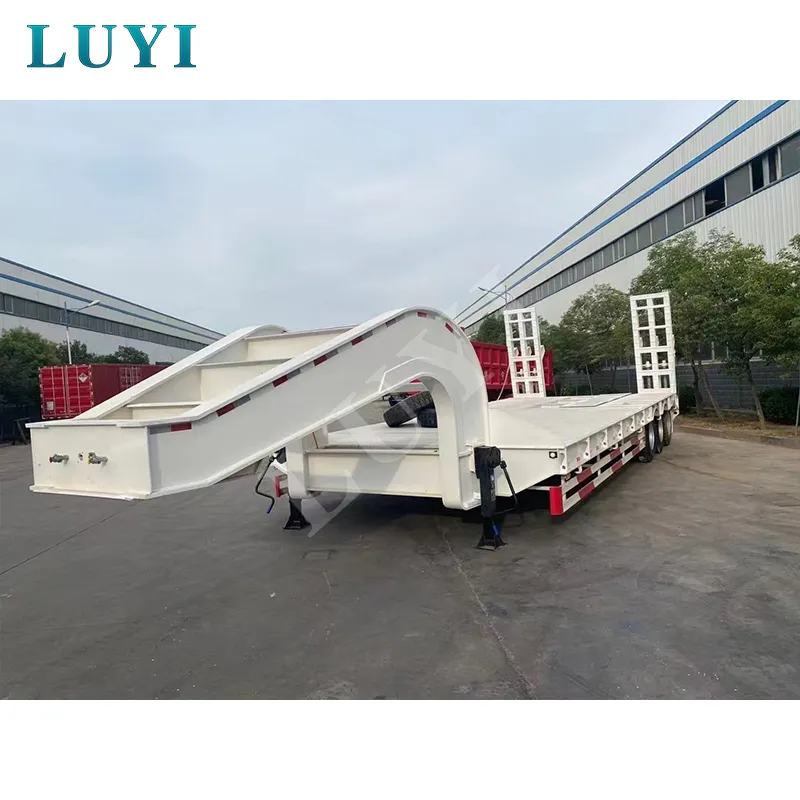3‑axle low‑bed semi‑trailer