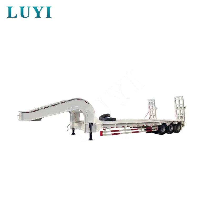 3‑axle low‑bed semi‑trailer