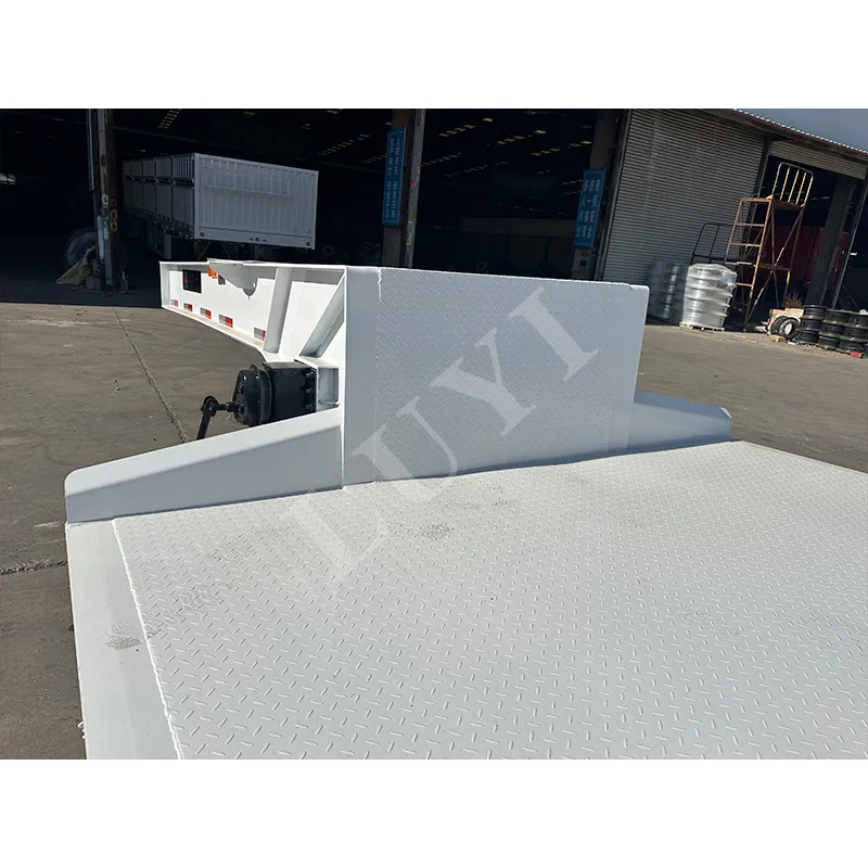 two‑axle low‑bed semi‑trailer