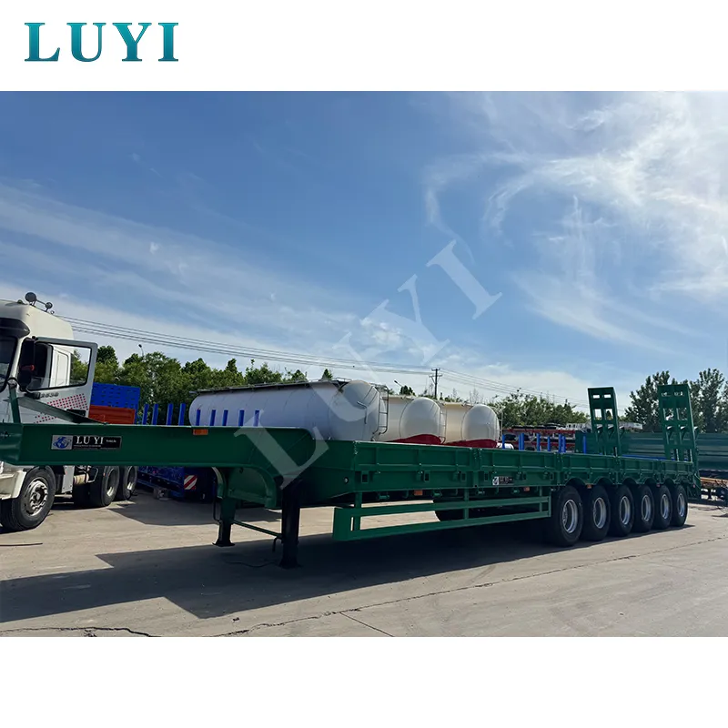 6‑axle low‑bed semi‑trailer
