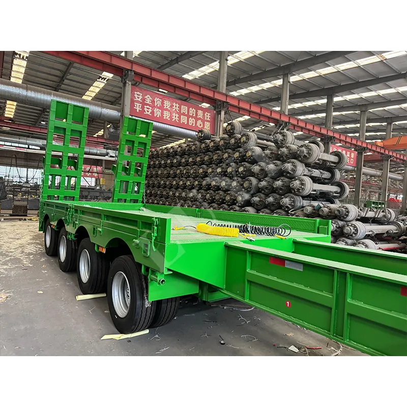 4‑axle low‑bed semi‑trailer