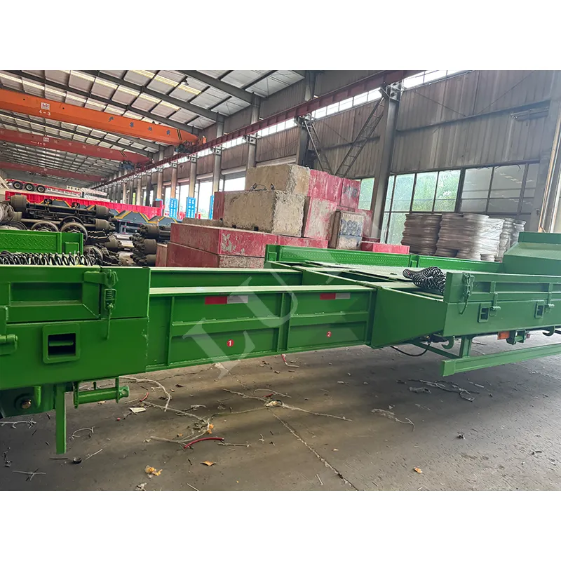 4‑axle low‑bed semi‑trailer