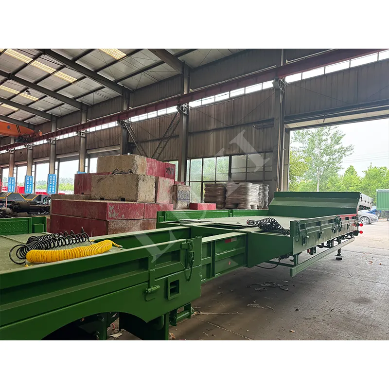 4‑axle low‑bed semi‑trailer