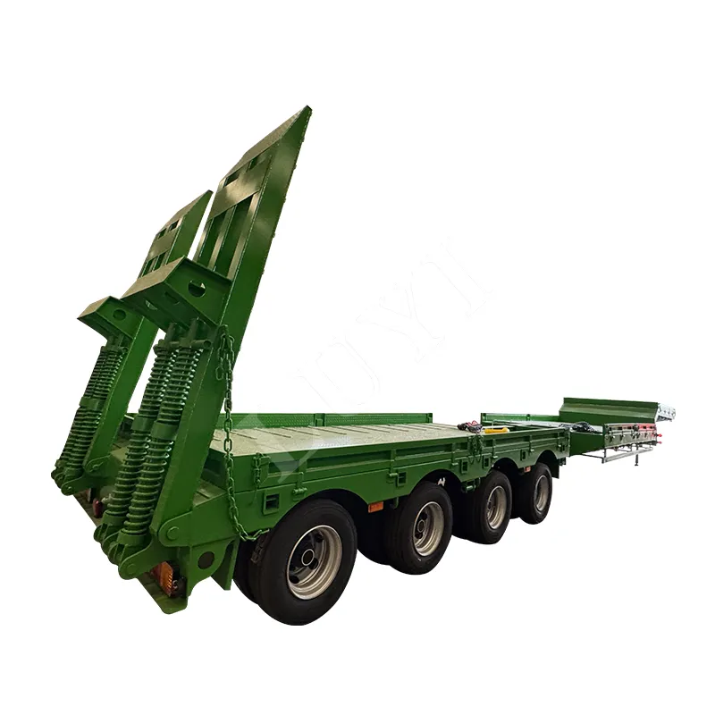 4‑axle low‑bed semi‑trailer