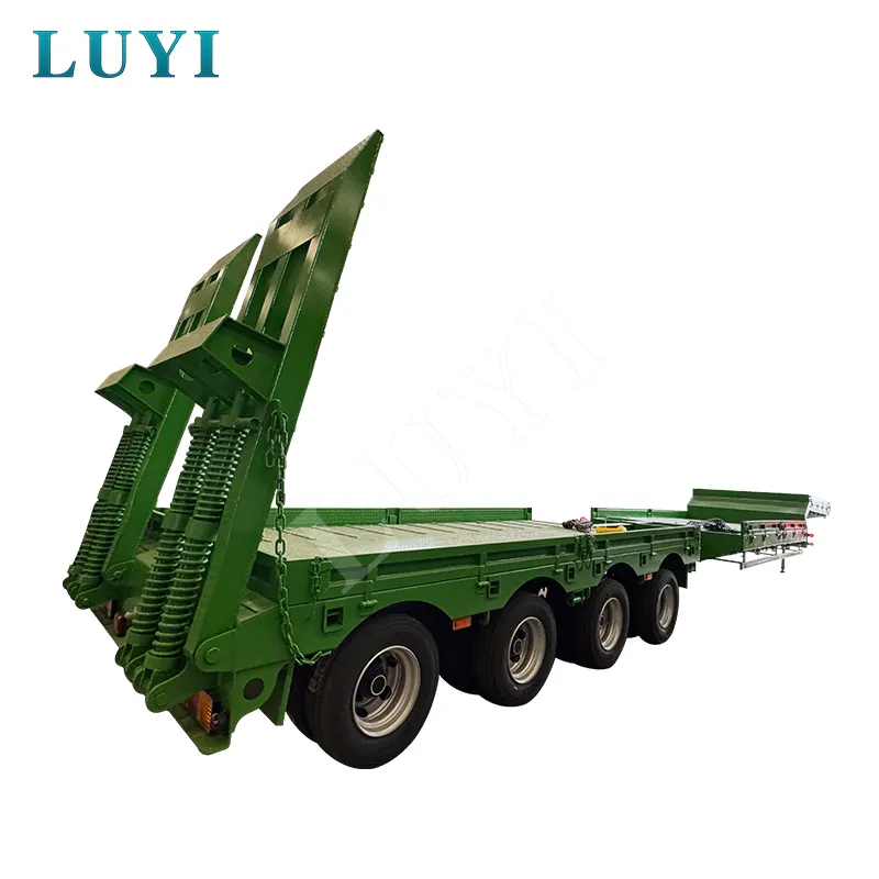 4‑axle low‑bed semi‑trailer