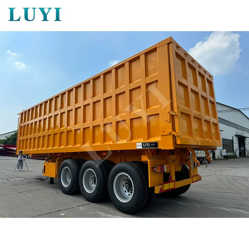 3‑axle 60T rear‑tipper semi‑trailer