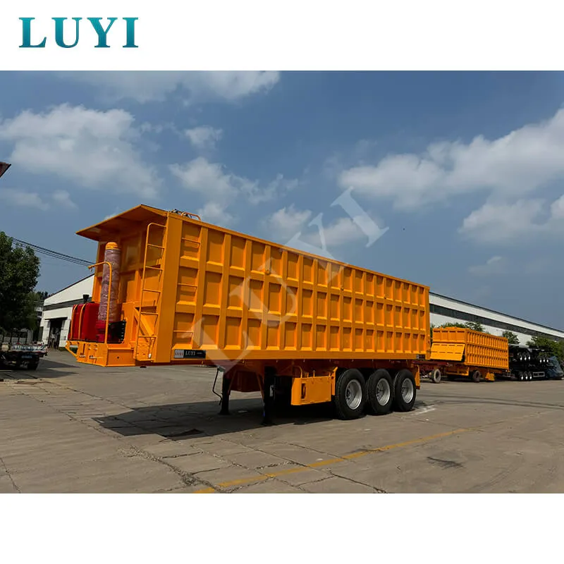 3‑axle 60T rear‑tipper semi‑trailer