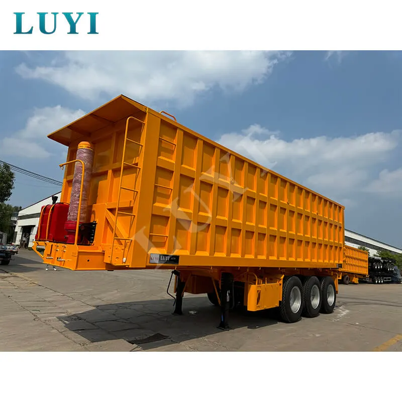3‑axle 60T rear‑tipper semi‑trailer