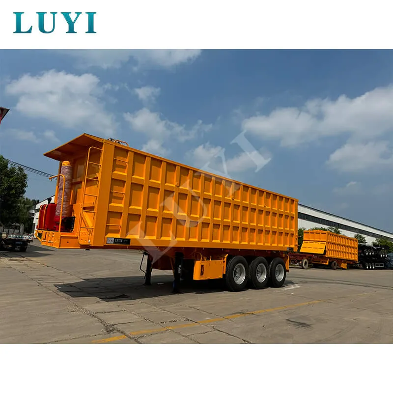 3‑axle 60T rear‑tipper semi‑trailer