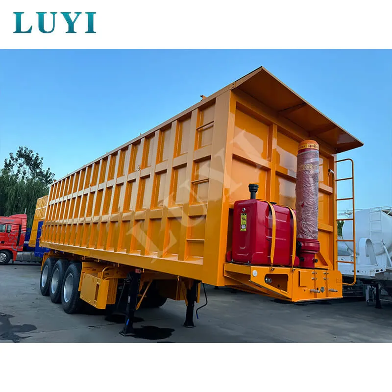 3‑axle 60T rear‑tipper semi‑trailer