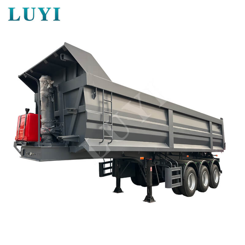 3 axle U-type rear tipper semi-trailer