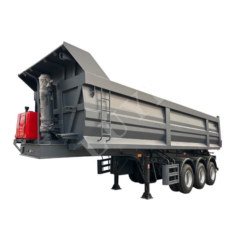 3 axle U-type rear tipper semi-trailer