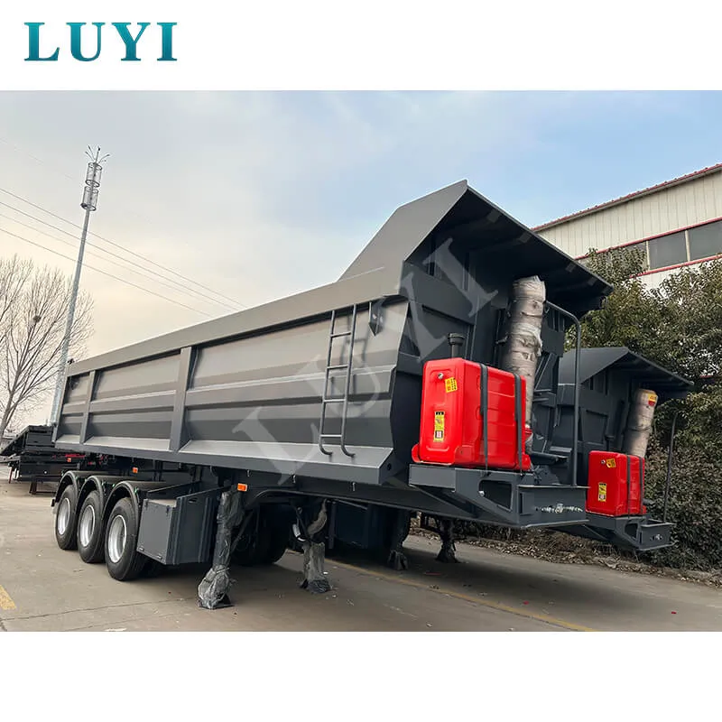 3 axle U-type rear tipper semi-trailer