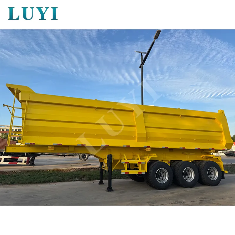 60-ton U-type rear tipper semi-trailer