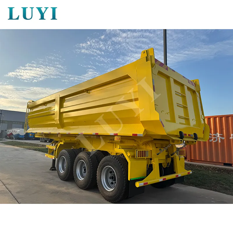 60-ton U-type rear tipper semi-trailer
