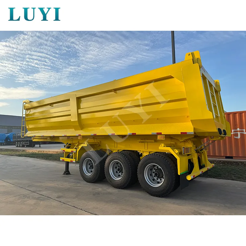 60-ton U-type rear tipper semi-trailer